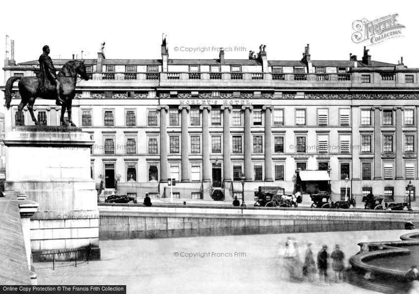 London, Morley's Hotel, Trafalgar Square c1900