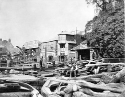 Nash & Miller Barge Builders, Battersea c.1870, London