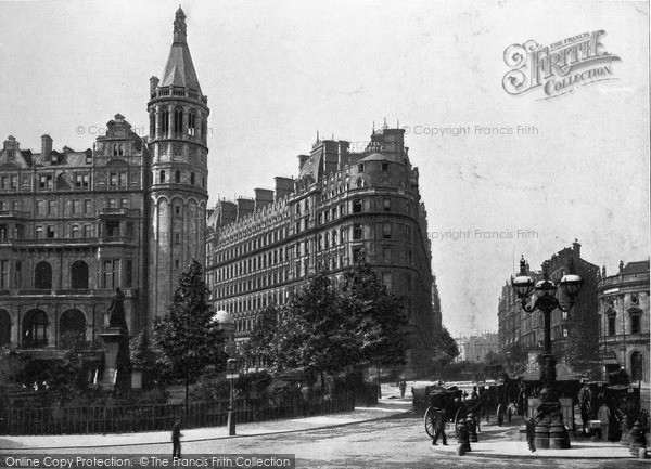 Photo of London, National Liberal Club, Hotel Metropole And Avenue Theatre c.1895