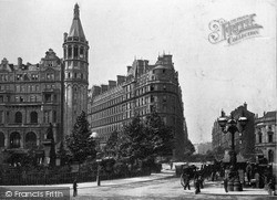 National Liberal Club, Hotel Metropole And Avenue Theatre c.1895, London