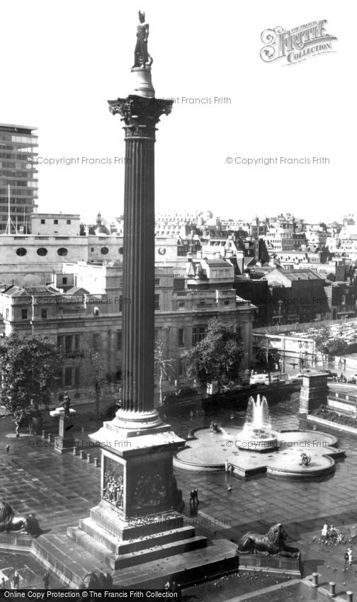 London, Nelson's Column c1960