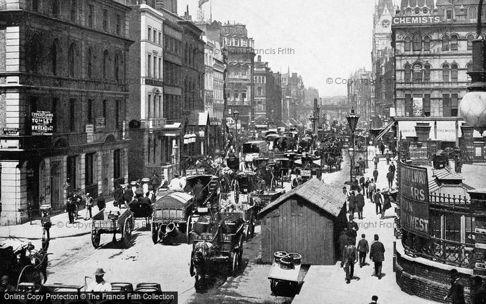Photo of London, New Bridge Street c.1895