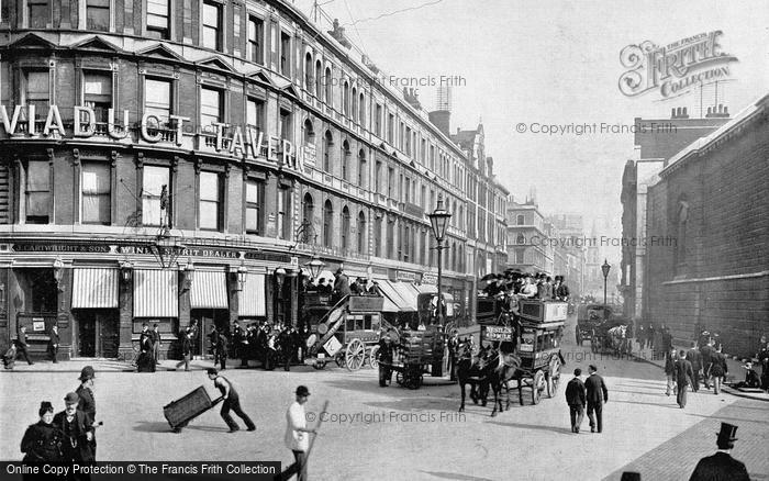 Photo of London, Newgate Street c.1895
