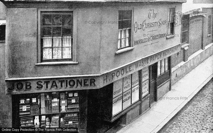 Photo of London, Old Curiosity Shop c.1895