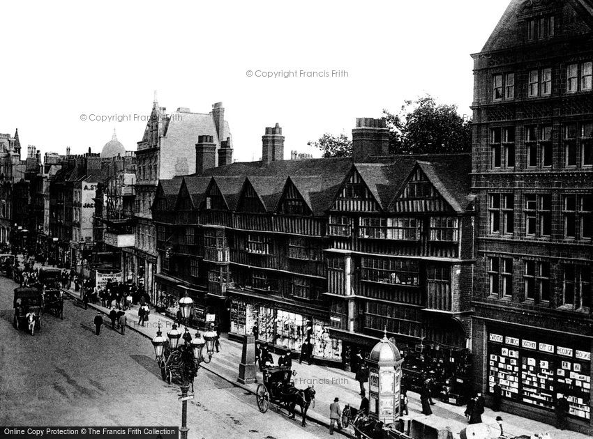 London, Old Houses and Staple Inn c1886