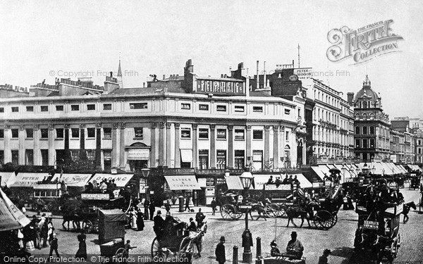 Photo of London, Oxford Circus c.1895