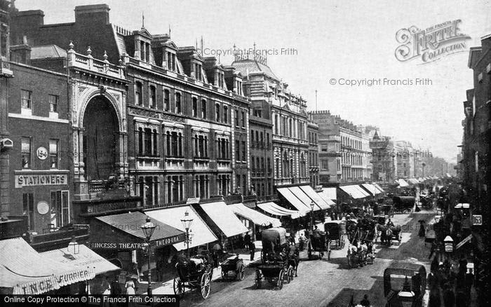 Photo of London, Oxford Street, The Princess's Theatre c.1895