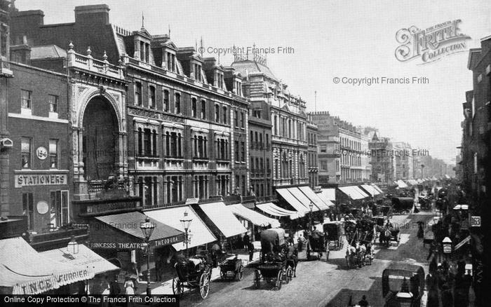 Photo of London, Oxford Street, The Princess's Theatre c.1895