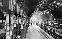 Paddington Station Platforms c.1895, London