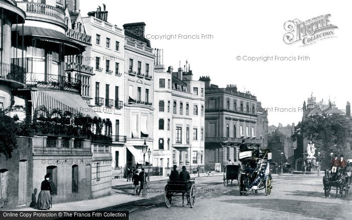 Photo of London, Park Lane 1890