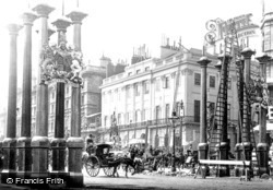 Park Lane Decorated For The Jubilee 1897, London