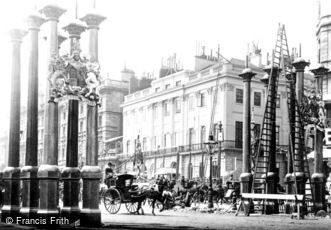 London, Park Lane decorated for the Jubilee 1897