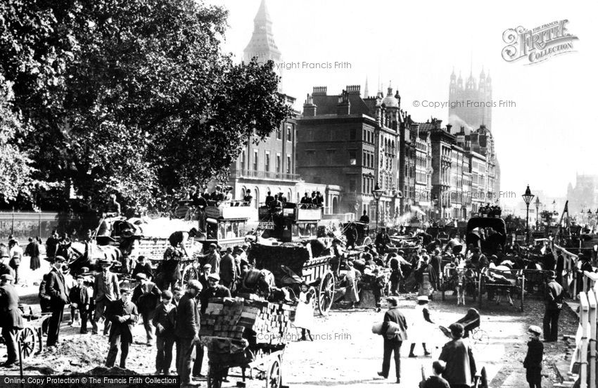 London, Parliament and Whitehall 1880