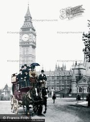Parliament Square And 'big Ben' 1890, London