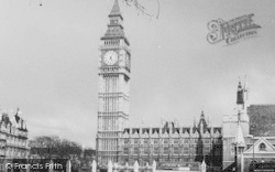 Parliament Square And Big Ben c.1965, London