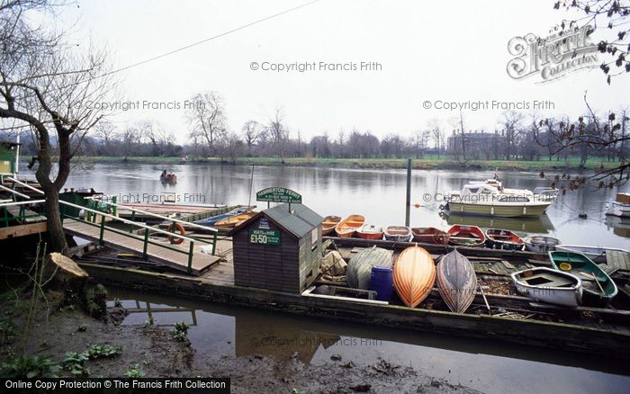 Photo of London, Petersham Ferry From Warren Footpath, Marble Hill c.1990