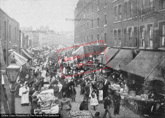 Photo of London, Petticoat Lane c.1895