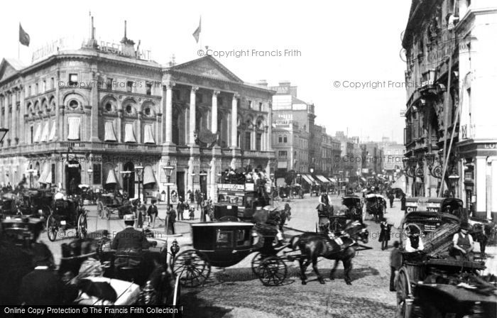 Photo of London, Piccadilly Circus c.1895