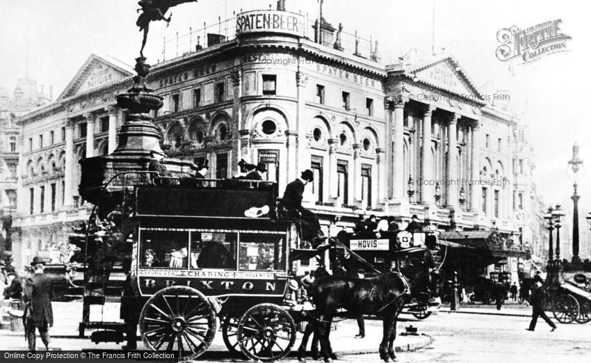London, Piccadilly Circus c1895