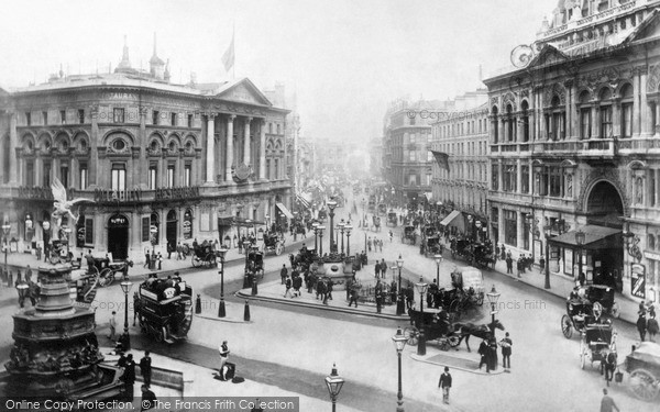Photo of London, Piccadilly Circus c.1895