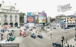 Piccadilly Circus c.1960, London