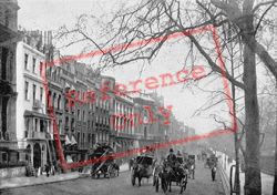 Piccadilly, Looking East From Green Park c.1895, London