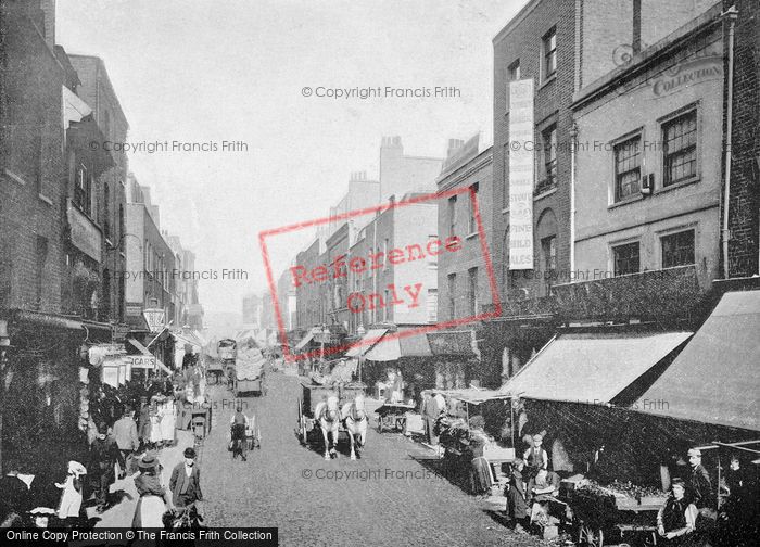 Photo of London, Pitfield Street, Hoxton c.1895