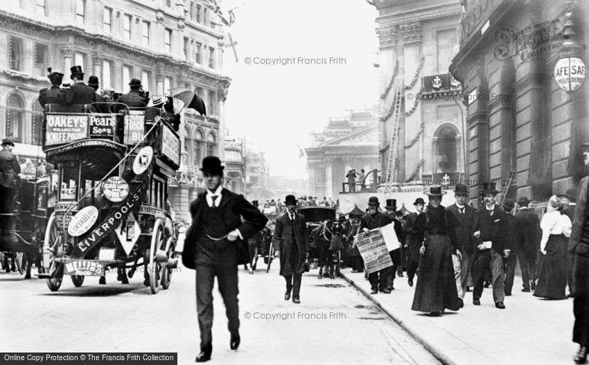 London, Queen Victoria Street 1897