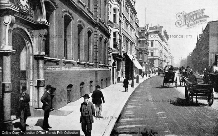 Photo of London, Queen Victoria Street, The Office Of The Times c.1895