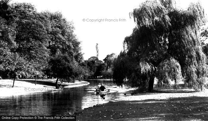Photo of London, Regent's Park, Canal And  Post Office Tower c.1965
