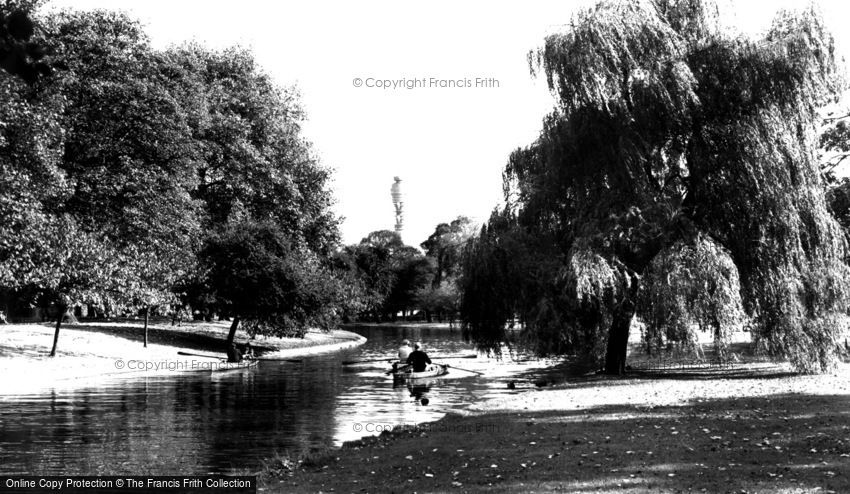 London, Regent's Park, Canal and  Post Office Tower c1965