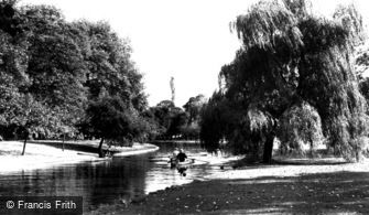 London, Regent's Park, Canal and  Post Office Tower c1965