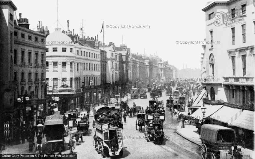 London, Regent Street c1890