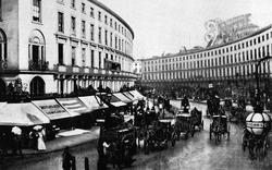 Regent Street, The Quadrant c.1895, London