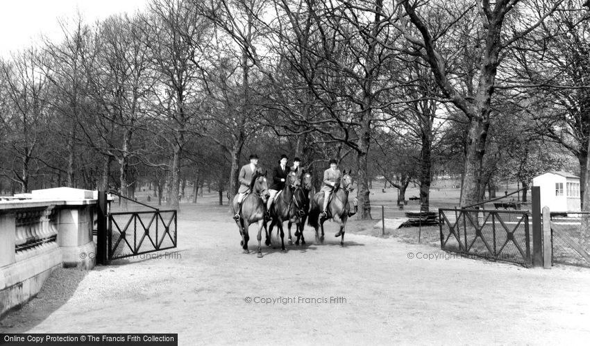 London, Riding in Green Park c1955