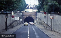 Rotherhithe Tunnel, Southern Portal c.1985, London