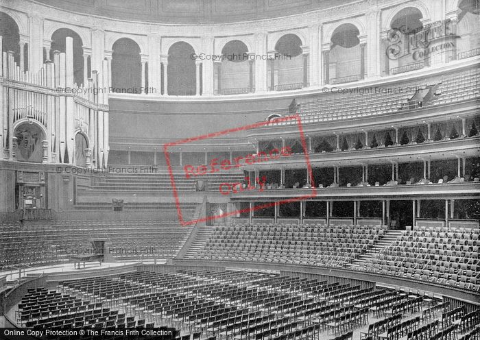 Photo of London, Royal Albert Hall Interior c.1895