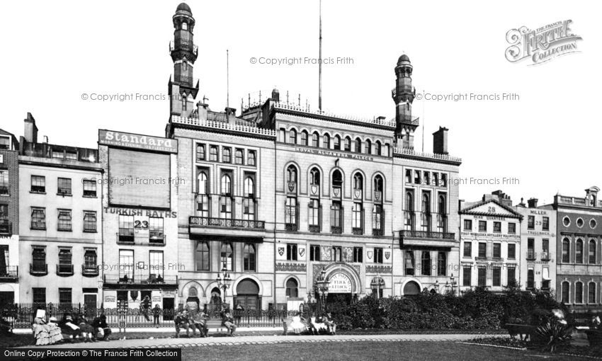 London, Royal Alhambra Palace c1890