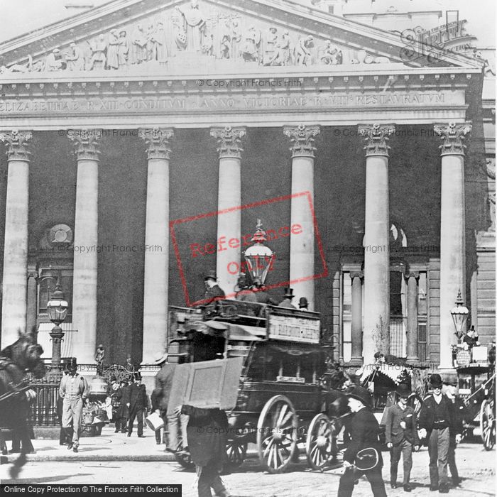 Photo of London, Royal Exchange 1886