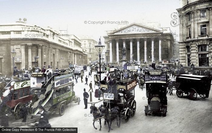 Photo Of London, Royal Exchange And Bank Of England C.1910