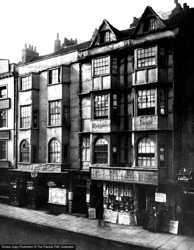 London, Shakespeare's House c1875