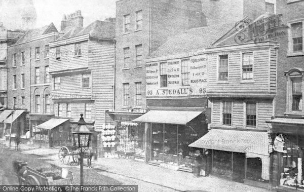 Photo of London, Shops In Shoreditch 1875