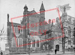 Sion College, Thames Embankment c.1895, London