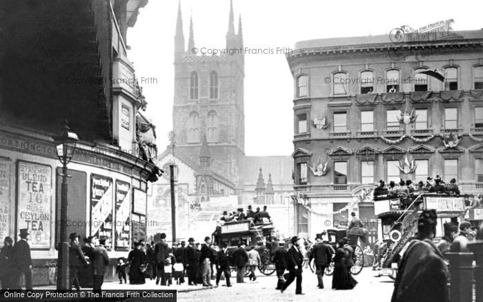 Photo of London, Southwark, Findlater's Corner 1897
