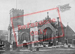St Dunstan's Church, Stepney c.1895, London
