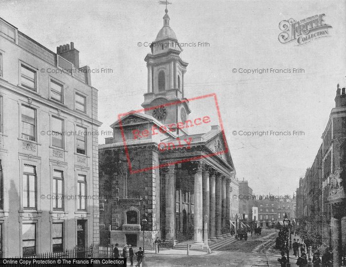 Photo of London, St George's Church, Hanover Square c.1895