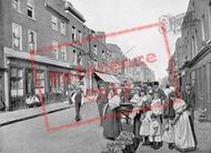 St George Street And Jamrach Wild Beast Importer c.1895, London