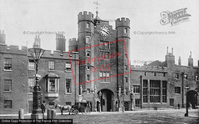 Photo of London, St James's Palace c.1895