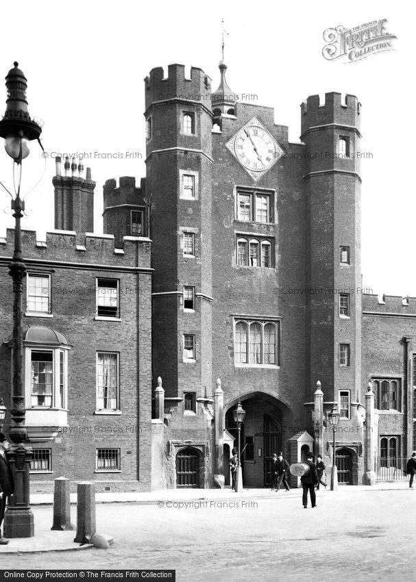 London, St James's Palace, the Gateway c1900