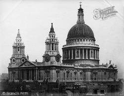 St Paul's Cathedral c.1867, London